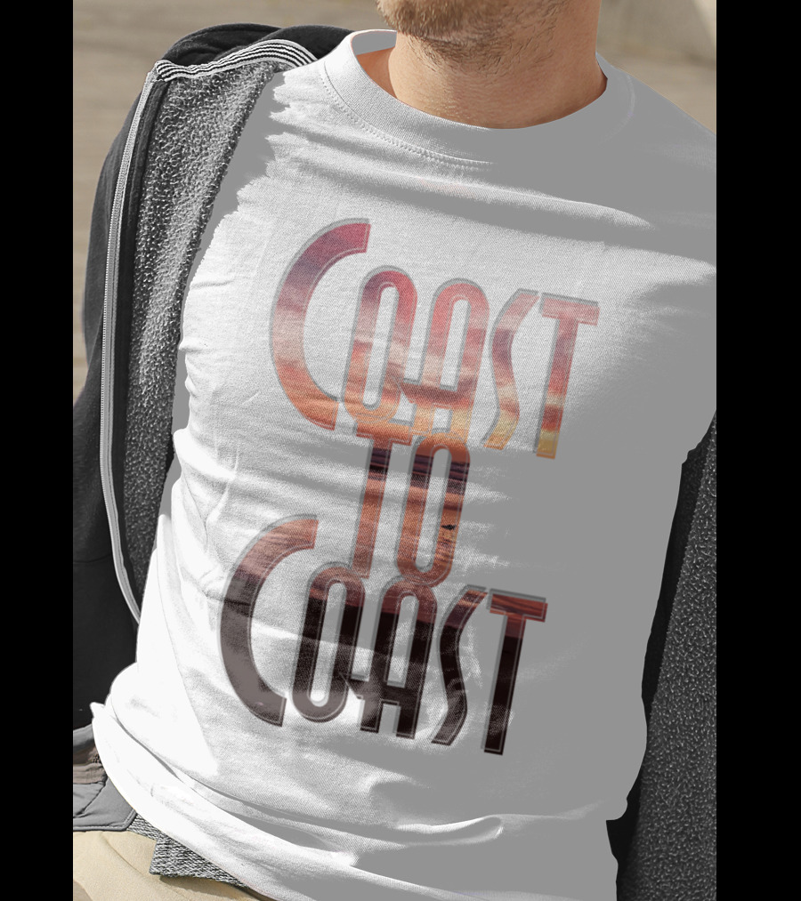 Coast To Coast AM Sunset Reflections T-Shirt