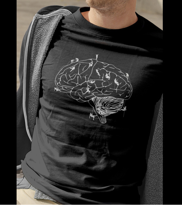 Climbing Enthusiasts Scaling Brain Pathways With An Adventurous Mindset T-Shirt
