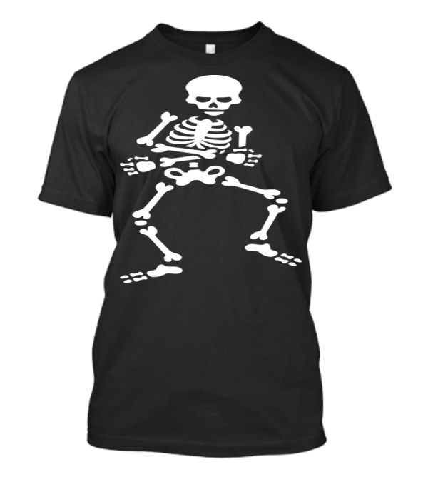 Skibidi Challenge Meme Dancing Skeleton Pose T-Shirt