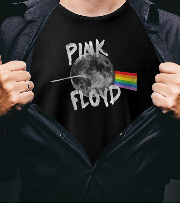 Pink Floyd Dark Side Moon Prism Rainbow T-Shirt