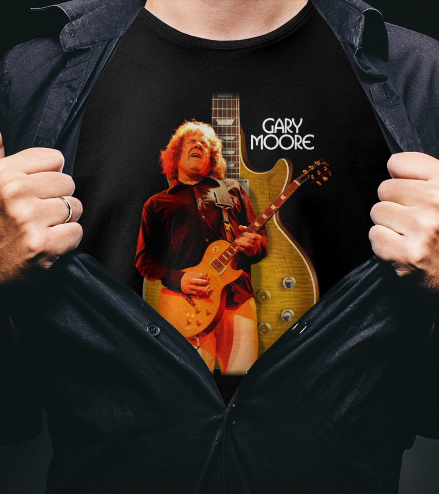 Gary Moore Electric Guitar Performance Essence T-Shirt
