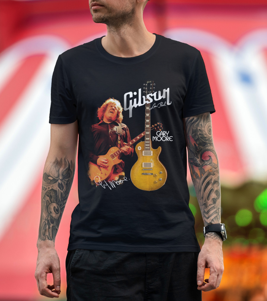 Gary Moore Gibson Les Paul Guitar Signature Series T-Shirt