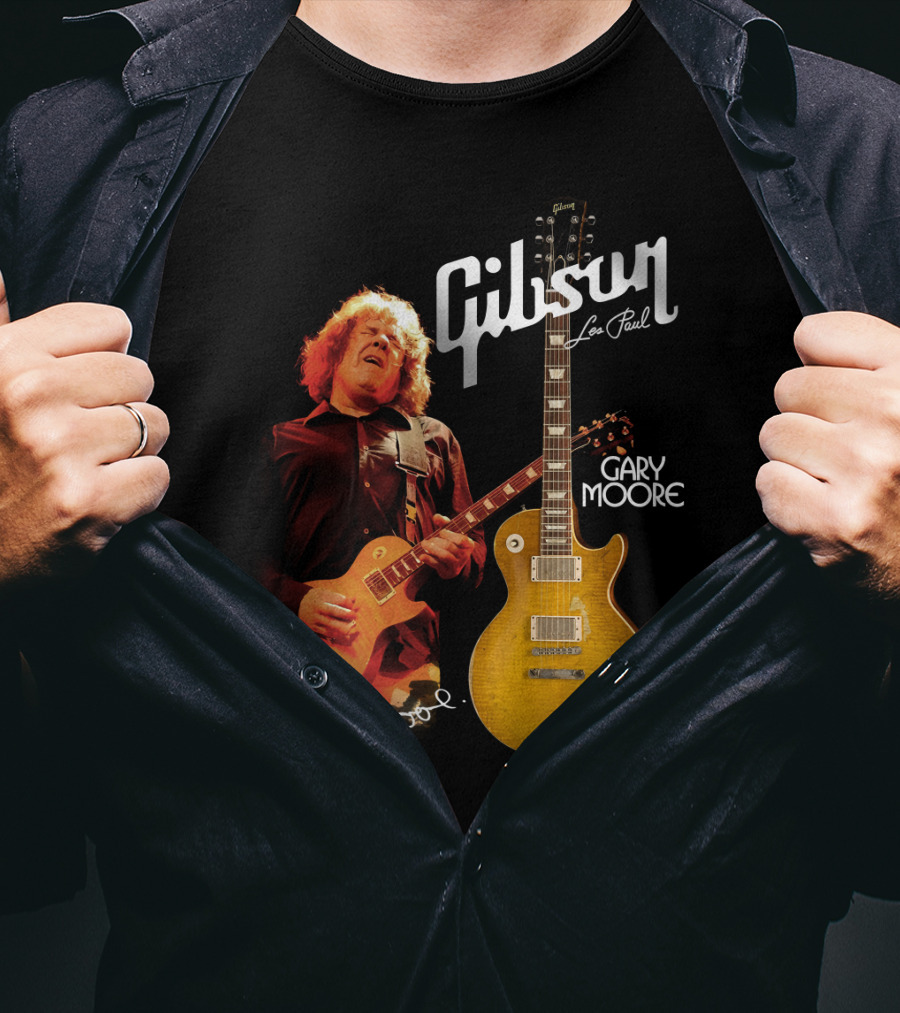 Gary Moore Gibson Les Paul Guitar Signature Series T-Shirt