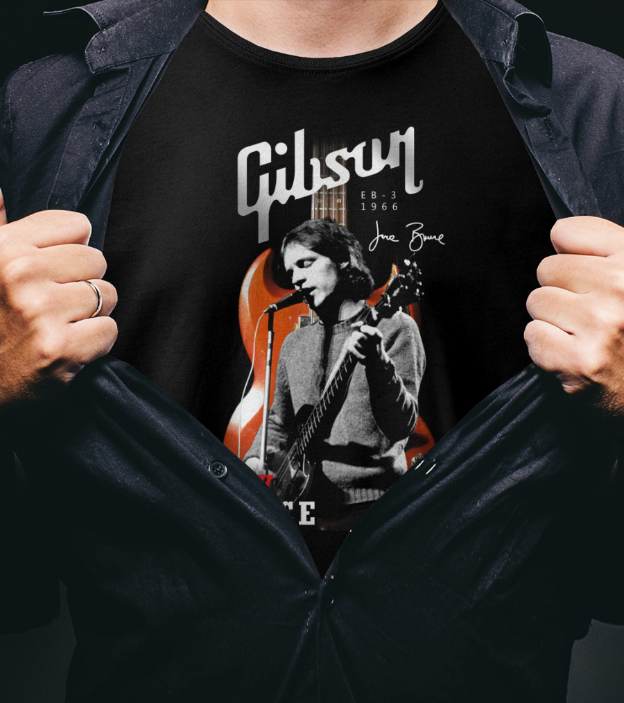 Gibson EB-3 1966 Jack Bruce Signature Bass Iconic Musician T-Shirt