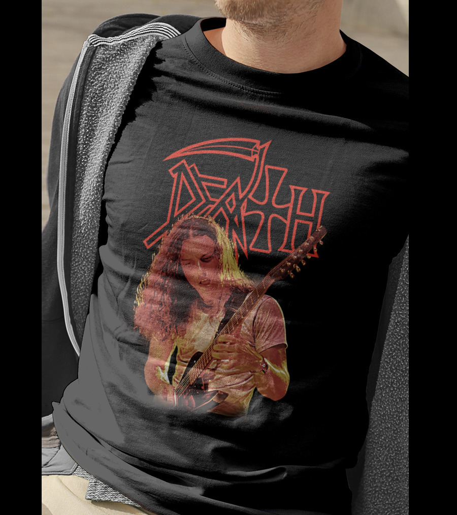 Chuck Schuldiner DEATH Metal Band Iconic Guitarist T-Shirt