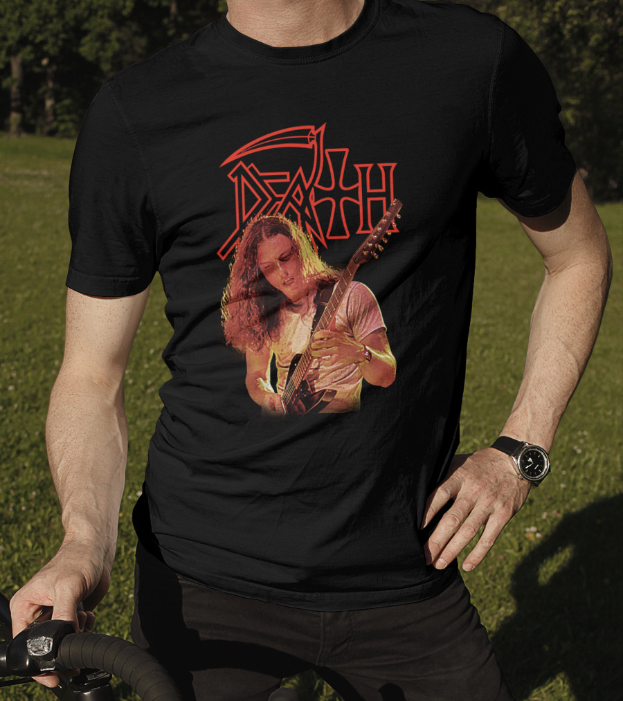 Chuck Schuldiner DEATH Metal Band Iconic Guitarist T-Shirt