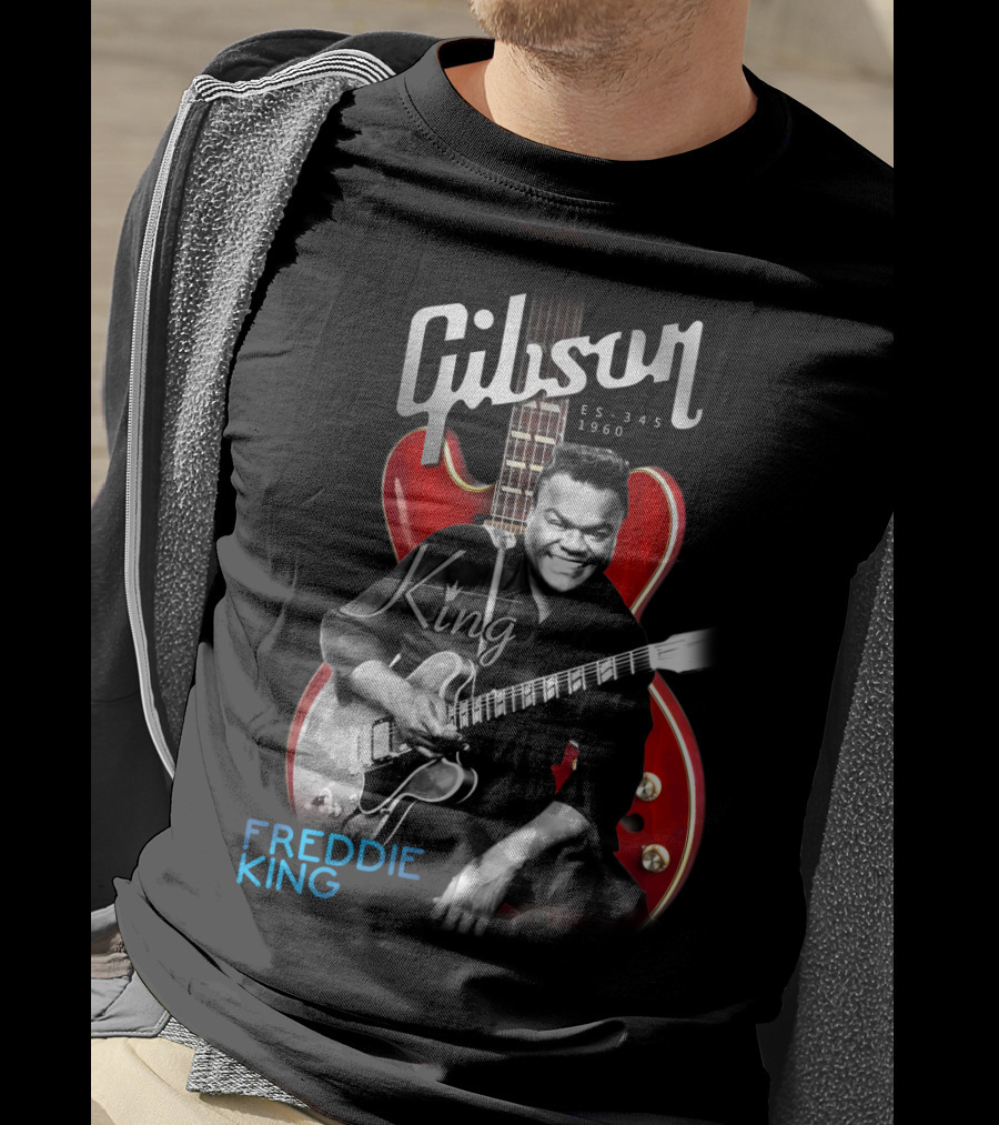 Gibson ES-345 1960 Freddie King Guitar T-Shirt