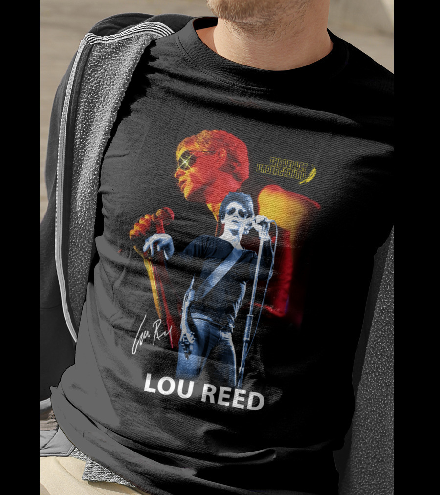 Lou Reed Velvet Underground Iconic Performance T-Shirt
