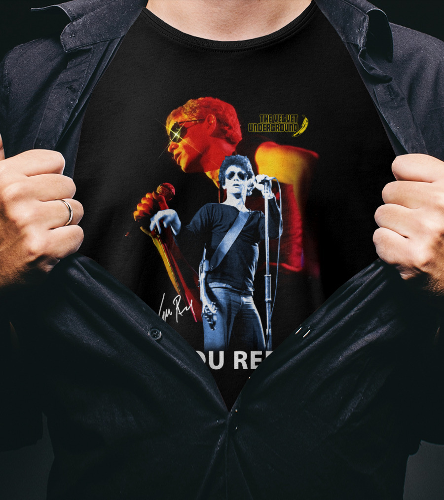 Lou Reed Velvet Underground Iconic Performance T-Shirt