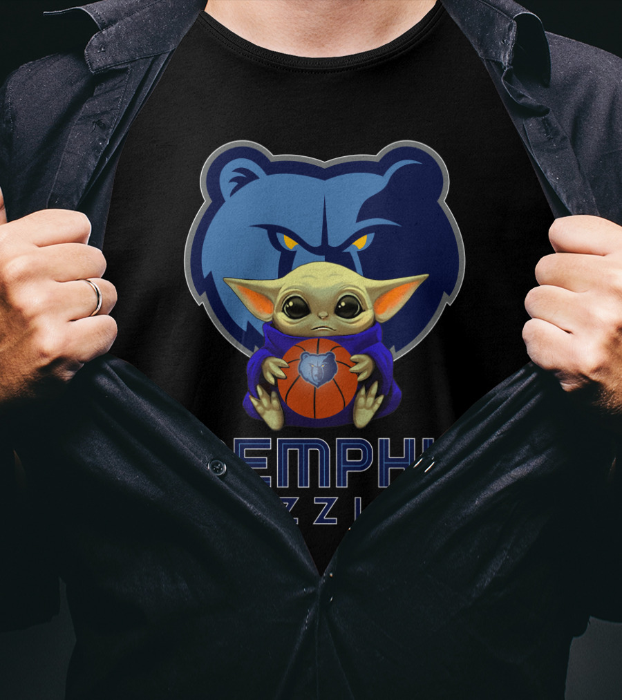 Memphis Grizzlies Baby Holding Basketball T-Shirt