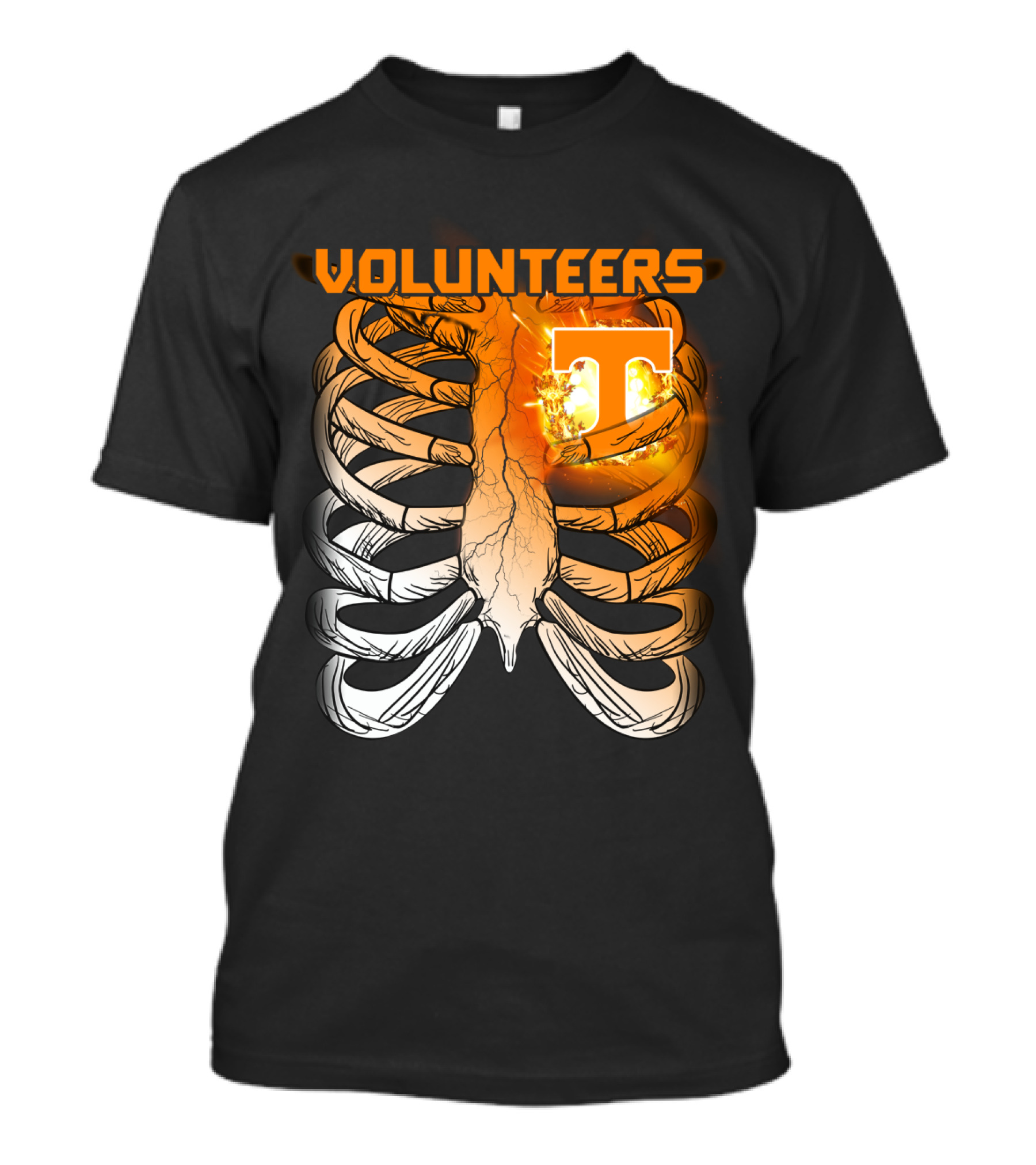 Volunteers Tennessee T Logo Ribcage T-Shirt