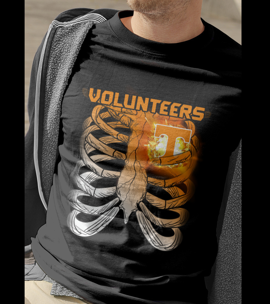 Volunteers Tennessee T Logo Ribcage T-Shirt