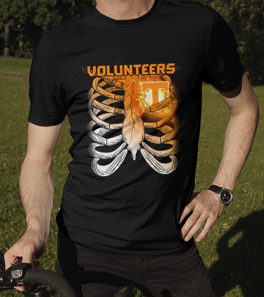 Volunteers Tennessee T Logo Ribcage T-Shirt