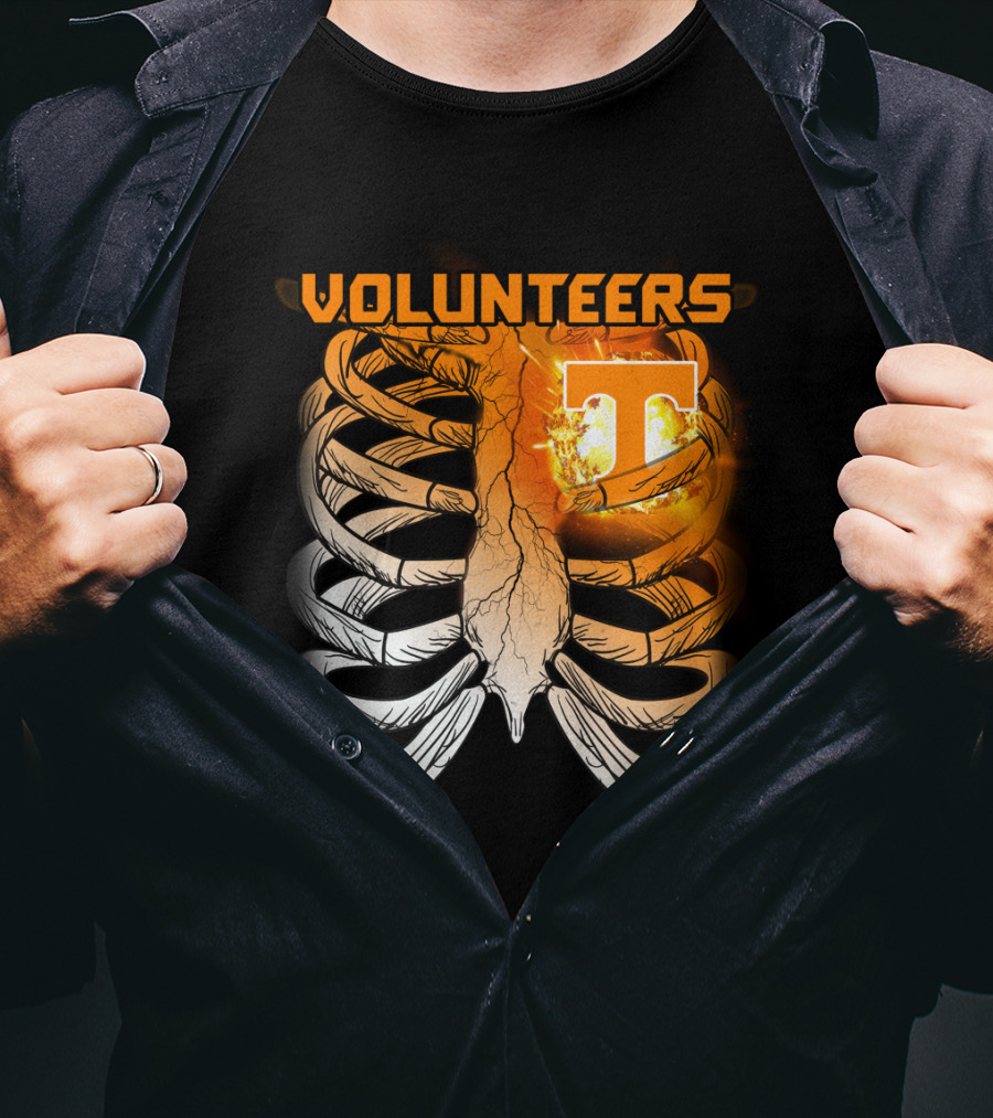 Volunteers Tennessee T Logo Ribcage T-Shirt