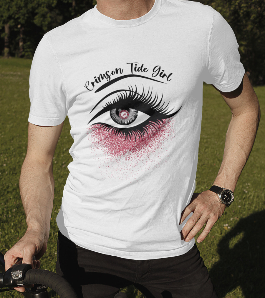 Crimson Tide Girl Alabama Eyes T-Shirt