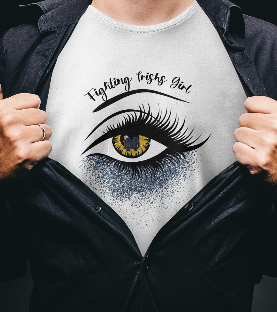 Fighting Irish Girl Notre Dame Eye T-Shirt