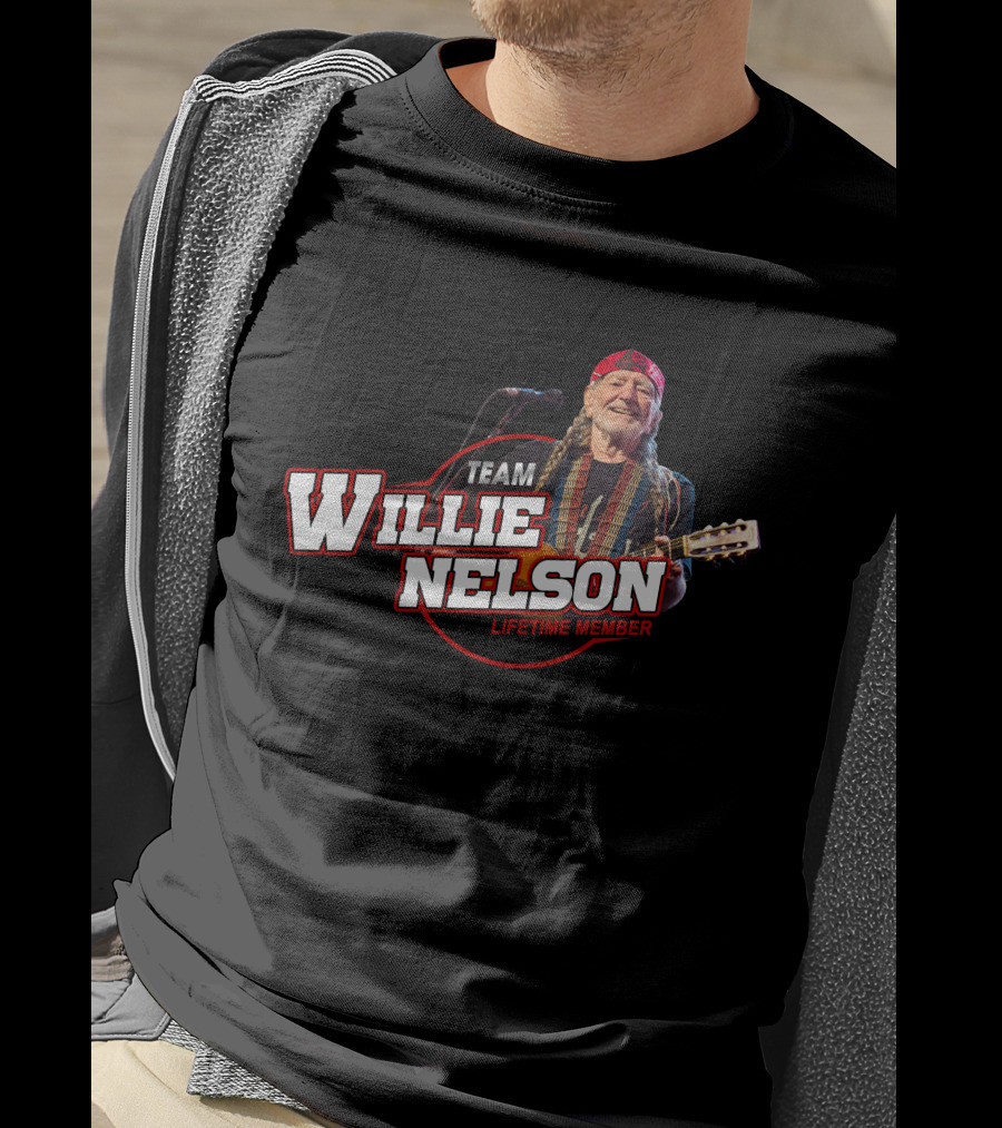 Team Willie Nelson Lifetime Member T-Shirt