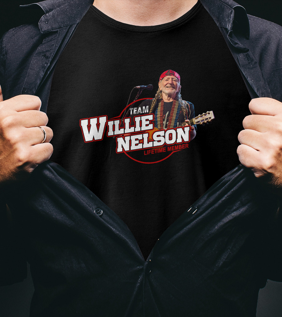 Team Willie Nelson Lifetime Member T-Shirt