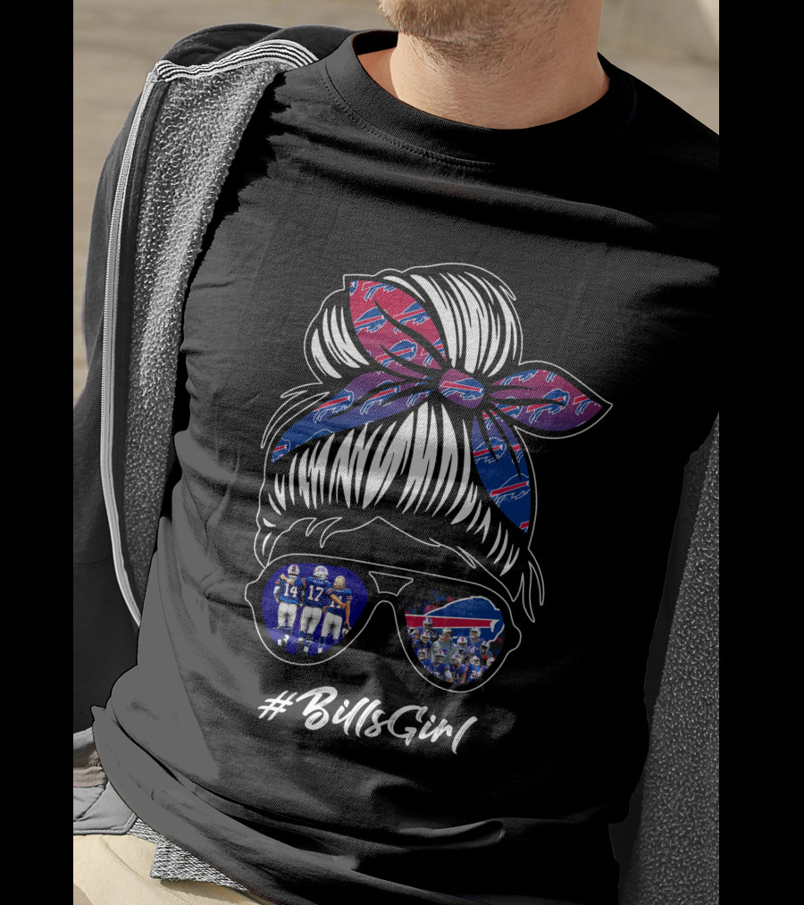 Buffalo Bills Girl #BillsGirl Football Fan Spirit T-Shirt