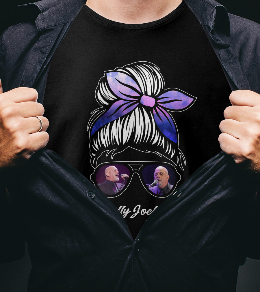 BillyJoelGirl Sunglasses Hair Bow T-Shirt