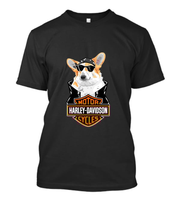 Corgi Harley Davidson Motorcycle Cycles T-Shirt