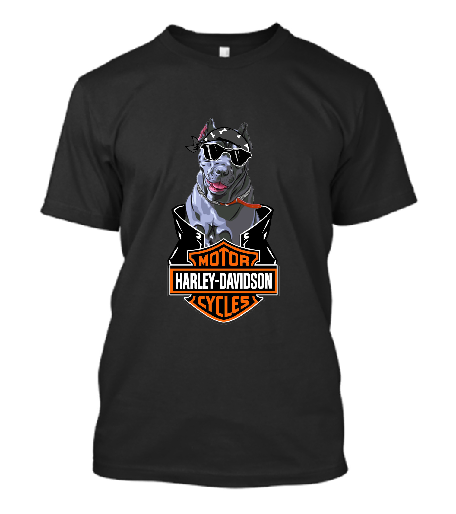 Harley Davidson Cane Corsos Motorcycles T-Shirt