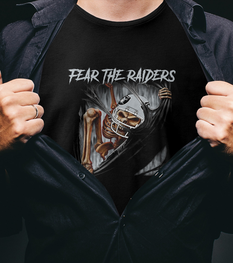 Fear The Raiders Las Vegas Raiders 515NFL L1MTH T-Shirt