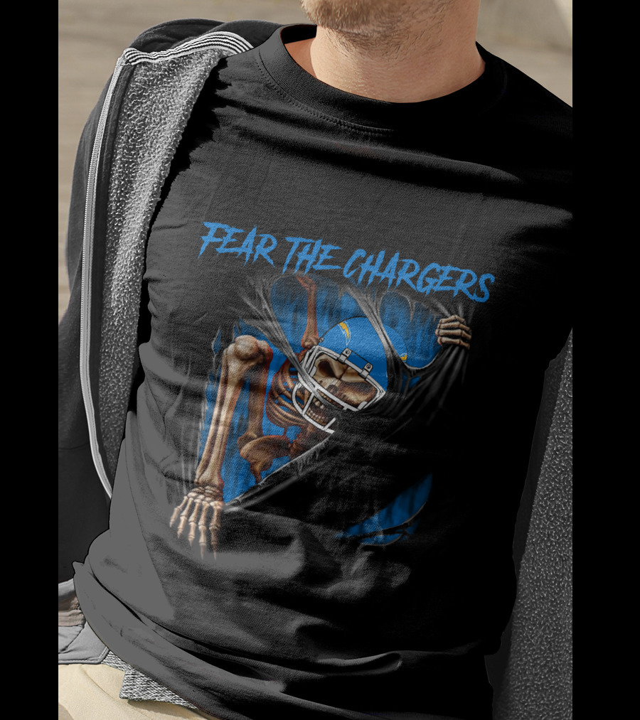 Fear The Chargers Los Angeles Chargers 515NFL L1MTH T-Shirt