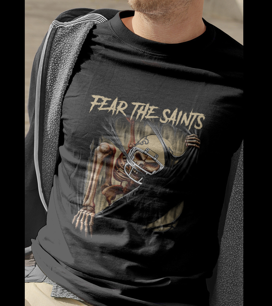 Fear The Saints New Orleans 515NFL L1MTH T-Shirt