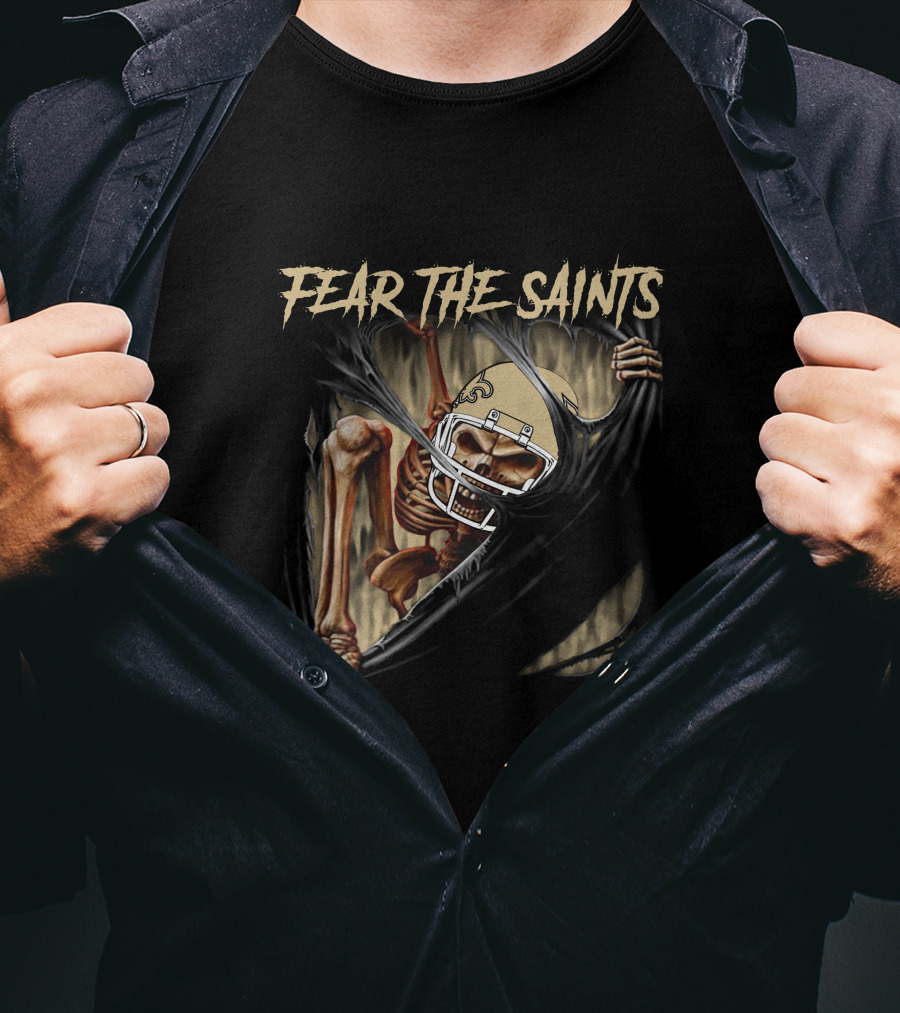 Fear The Saints New Orleans 515NFL L1MTH T-Shirt
