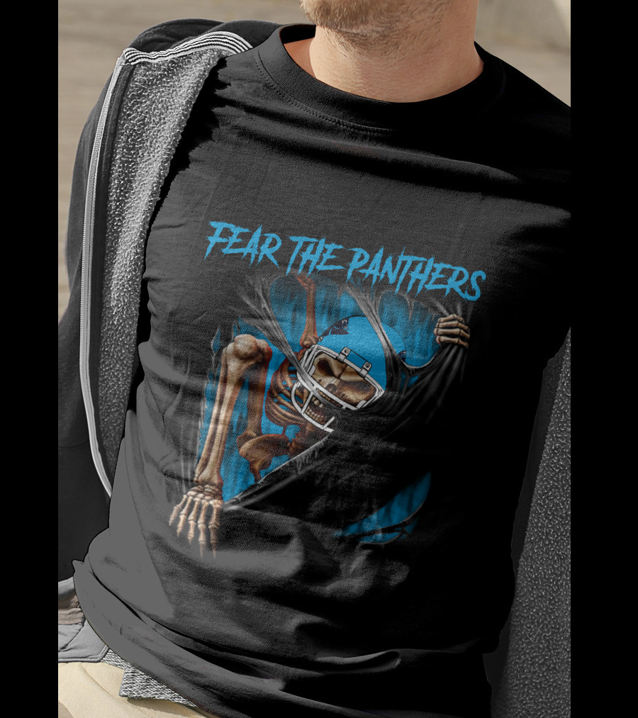 Carolina Panthers Fear The Panthers 515NFL L1MTH T-Shirt