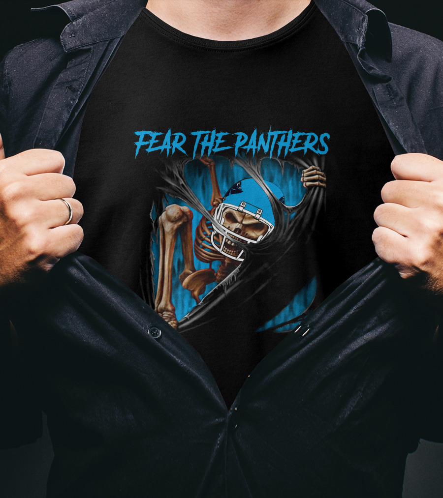 Carolina Panthers Fear The Panthers 515NFL L1MTH T-Shirt
