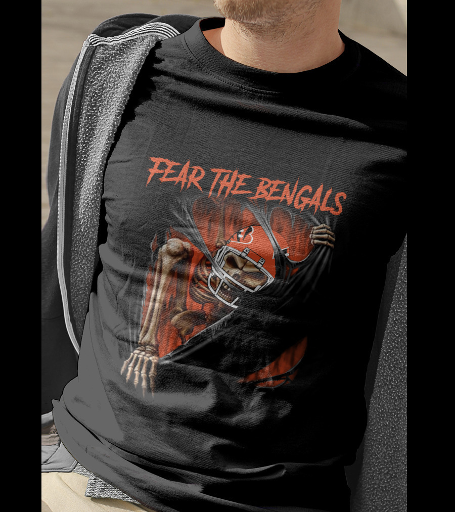 Fear The Bengals Cincinnati Bengals 515NFL L1MTH T-Shirt
