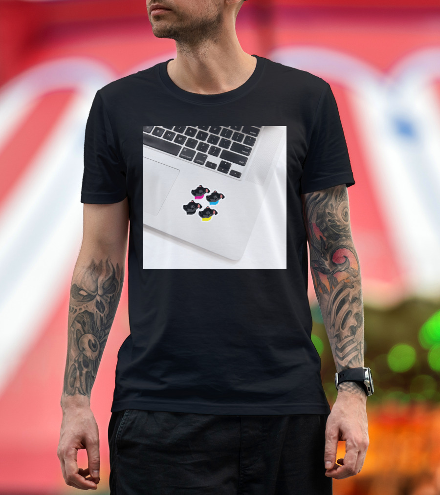 Chance in Classic CMYK Color Palette T-Shirt