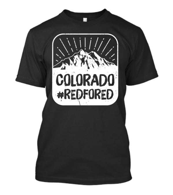 Colorado #RedForEd Teacher Mountain Protest T-Shirt