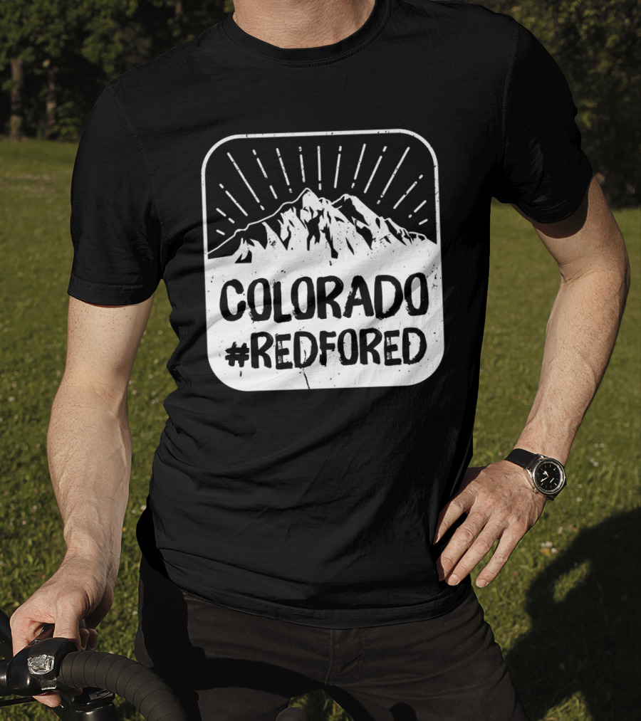 Colorado #RedForEd Teacher Mountain Protest T-Shirt