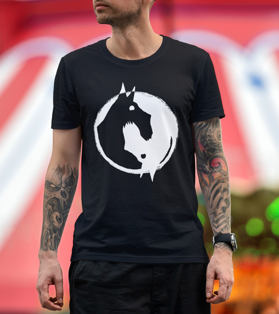 Yin Yang Dog Scottish Terrier T-Shirt