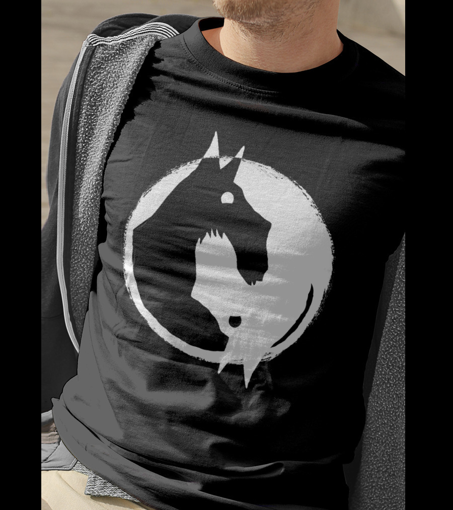 Yin Yang Dog Scottish Terrier T-Shirt