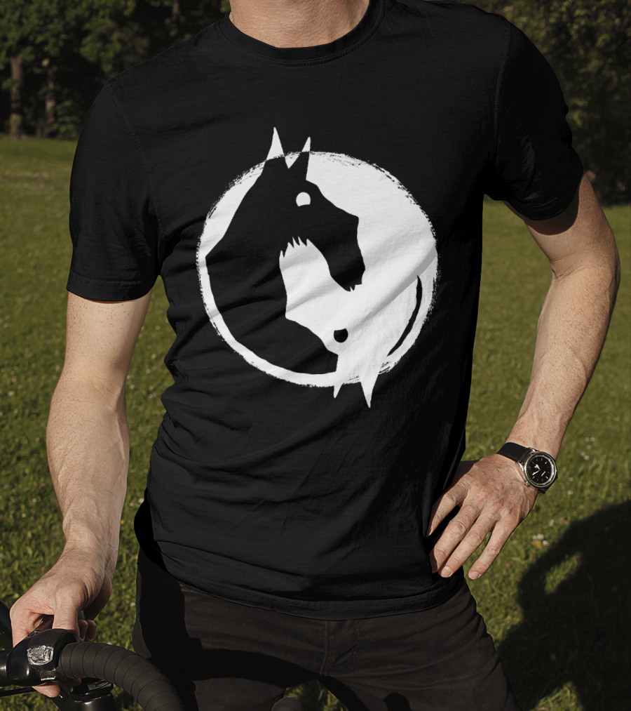 Yin Yang Dog Scottish Terrier T-Shirt