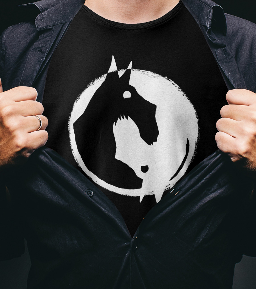 Yin Yang Dog Scottish Terrier T-Shirt