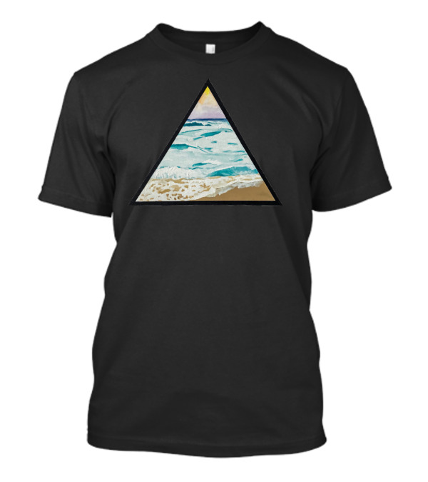Triangular Waves Ocean Surf T-Shirt