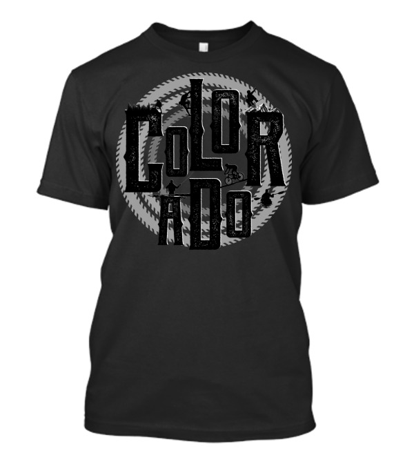 Colorado Outdoor Adventure Playground With Cycling And Hiking T-Shirt
