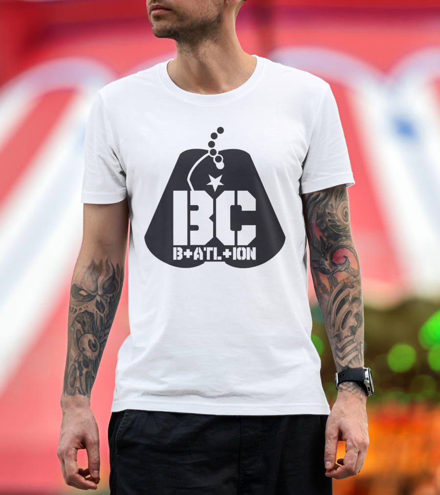 BC Battalion Dog Tag Star T-Shirt