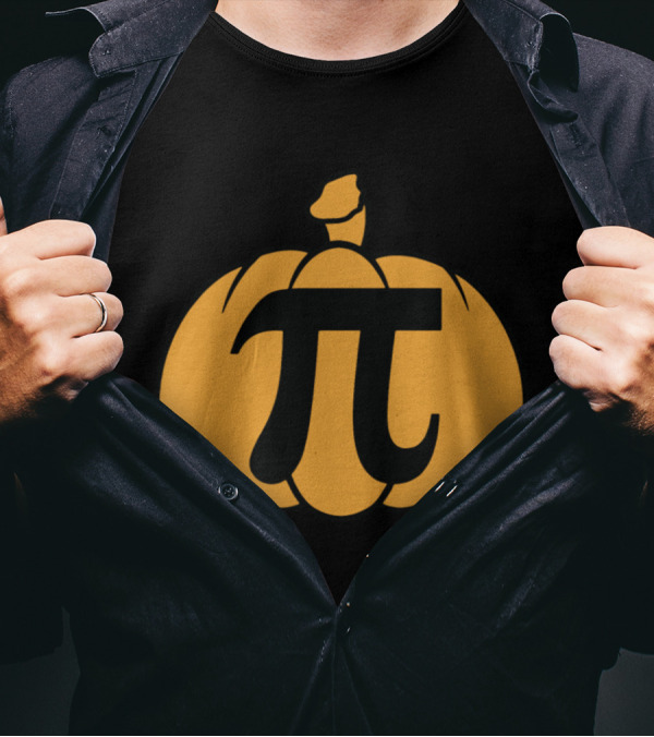 Threadrock Pumpkin Pi Geek Math Halloween T-Shirt