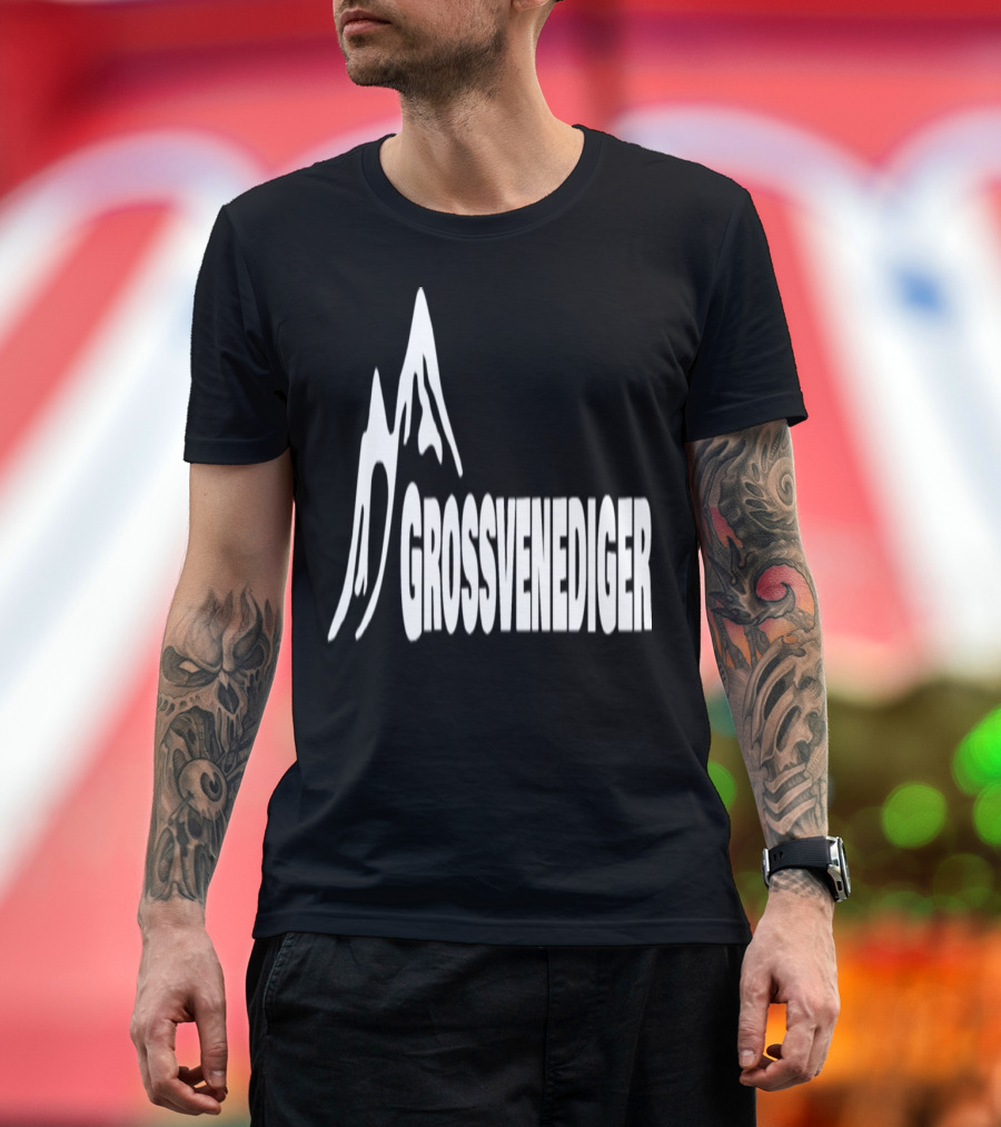 Grossvenediger Mountain Peaks Bold Typography Alpine Adventure T-Shirt