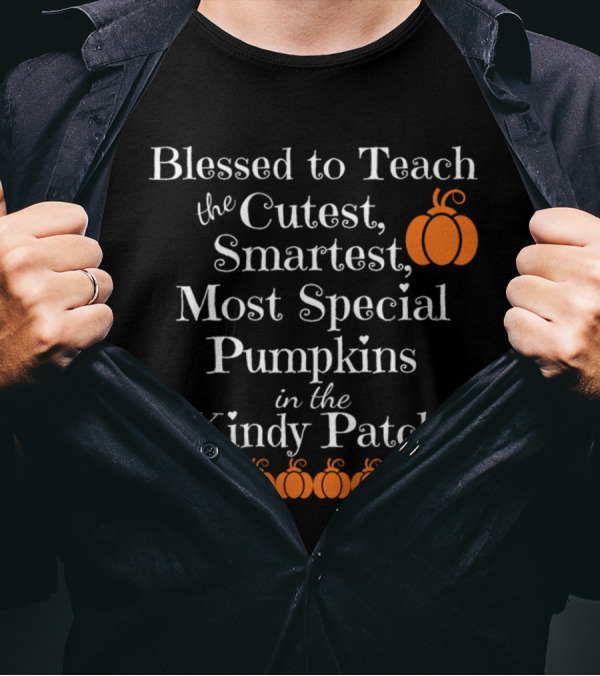 Blessed To Teach The Cutest Smartest Most Special Pumpkins In The Kindy Patch T-Shirt