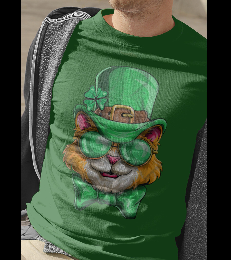 Lepurrchaun Cat St. Patrick's Day Paddy Leprechaun T-Shirt