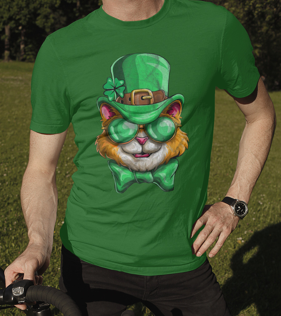 Lepurrchaun Cat St. Patrick's Day Paddy Leprechaun T-Shirt
