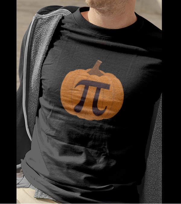 Pumpkin Pi Funny Halloween Math Joke T-Shirt