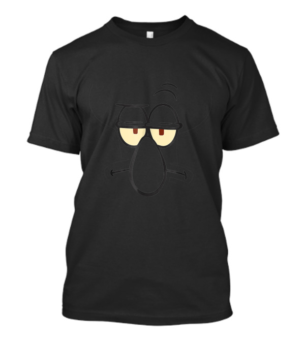 Spongebob Squarepants Squidward Face Expression Iconic Manifestation T-Shirt